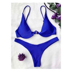 NEW Zaful triangle underwire push-up bikini